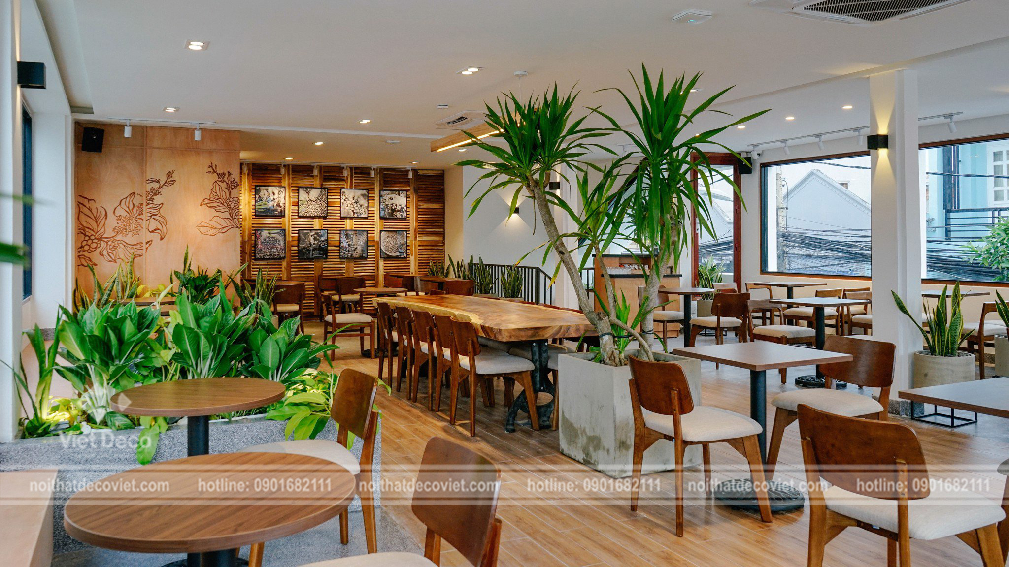 Nội thất Decor Việt có nhiều năm kinh nghiệm trong thiết kế quán cà phê đẹp